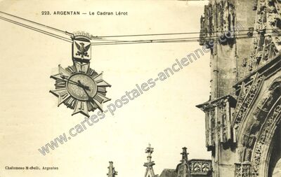 Carte postale ancienne Le Cadran Lérot — Argentan (Orne)