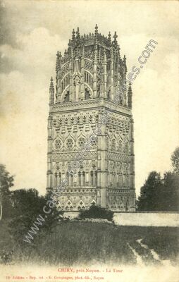 Carte postale ancienne Chiry — Chiry-Ourscamp (Oise)