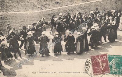 Carte postale ancienne Noce Bretonne — Non Localisée (Morbihan)