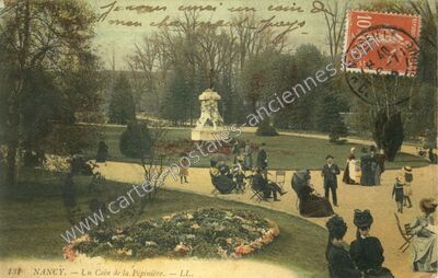 Carte postale ancienne Un Coin de la Pépinière — Nancy (Meurthe-et-Moselle)