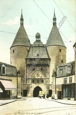 Carte postale ancienne Porte de la Graffe — Nancy (Meurthe-et-Moselle)