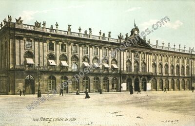 Carte postale ancienne L'Hotel de Ville — Nancy (Meurthe-et-Moselle)