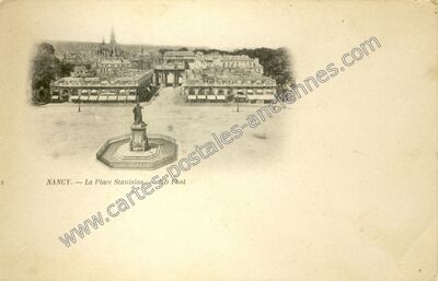 Carte postale ancienne La Place Stanislas — Nancy (Meurthe-et-Moselle)