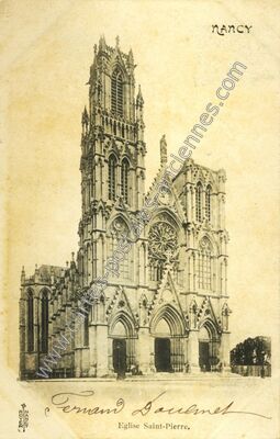 Carte postale ancienne Eglise Saint-Pierre — Nancy (Meurthe-et-Moselle)