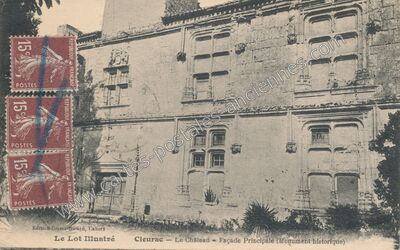 Carte postale ancienne Chateau de Cieurac — Cieurac (Lot)