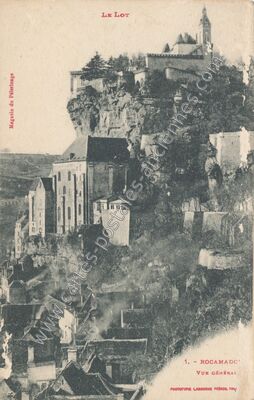 Carte postale ancienne Rocamador — Rocamadour (Lot)