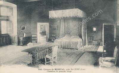 Carte postale ancienne Chateau de Montal — Saint-Jean-Lespinasse (Lot)