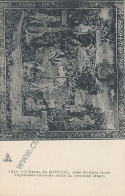 Carte postale ancienne Chateau de Montal — Saint-Jean-Lespinasse (Lot)