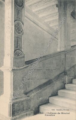 Carte postale ancienne Chateau de Montal — Saint-Jean-Lespinasse (Lot)