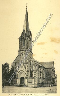 Carte postale ancienne Montreuil Belfroy — Montreuil-Juigné (Maine-et-Loire)