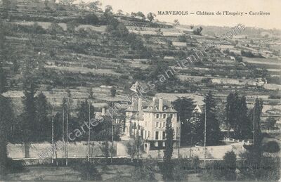 Carte postale ancienne Chateau de l'Empery — Marvejols (Lozère)