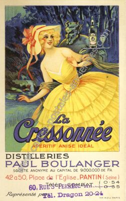 Carte postale ancienne La Cressonnée — Pantin (Seine-Saint-Denis)