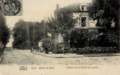 Carte postale ancienne L'Hôtel de la Vallée de la Solle — Bois-le-Roi (Seine-et-Marne)