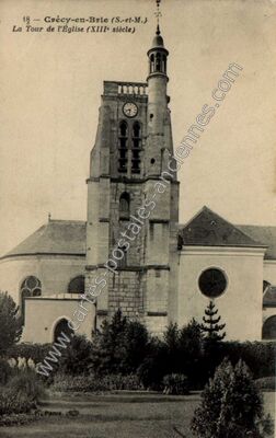 Carte postale ancienne Crecy en Brie — Crécy-la-Chapelle (Seine-et-Marne)