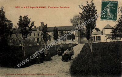 Carte postale ancienne Fondation Borniche — Mary-sur-Marne (Seine-et-Marne)