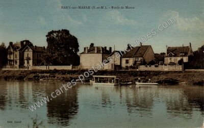Carte postale ancienne Pords de Marne — Mary-sur-Marne (Seine-et-Marne)