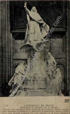 Carte postale ancienne Cathedrale de Meaux — Meaux (Seine-et-Marne)