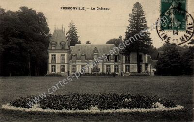 Carte postale ancienne Chateau de Fromonville — Montcourt Fromonville (Seine-et-Marne)