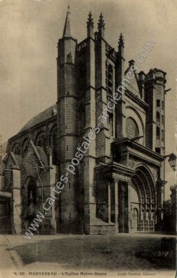 Carte postale ancienne Montereau — Montereau-sur-le-Jard (Seine-et-Marne)