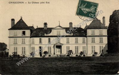 Carte postale ancienne Chateau de Chauconin — Chauconin-Neufmontiers (Seine-et-Marne)
