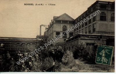Carte postale ancienne L'Usine — Noisiel (Seine-et-Marne)