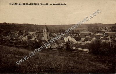 Carte postale ancienne St Jean les deux Jumeaux — Saint Jean les Deux (Seine-et-Marne)
