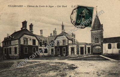 Carte postale ancienne Villeniard — Vaux-sur-Lunain (Seine-et-Marne)