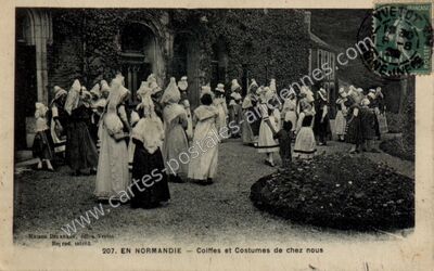 Carte postale ancienne En Normandie — Non Localisée (Seine-Maritime)