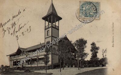 Carte postale ancienne Le Casino — Bonsecours (Seine-Maritime)