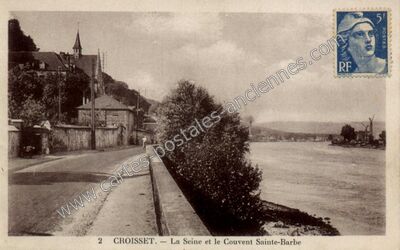 Carte postale ancienne Croisset — Canteleu (Seine-Maritime)