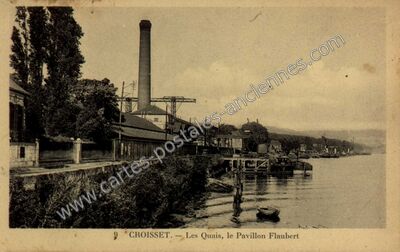 Carte postale ancienne Croisset — Canteleu (Seine-Maritime)
