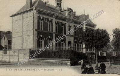 Carte postale ancienne La Mairie — Caudebec-lès-Elbeuf (Seine-Maritime)