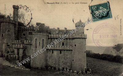 Carte postale ancienne Chateau de Mesnil Val — Criel-sur-Mer (Seine-Maritime)