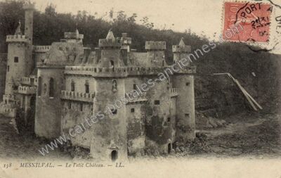 Carte postale ancienne Chateau de Mesnil Val — Criel-sur-Mer (Seine-Maritime)
