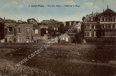 Carte postale ancienne Criel Plage — Criel-sur-Mer (Seine-Maritime)