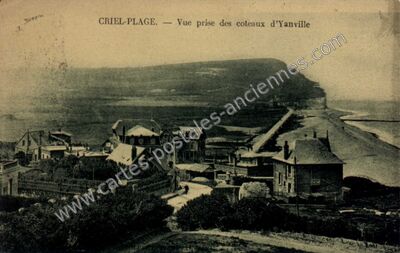 Carte postale ancienne Criel Plage — Criel-sur-Mer (Seine-Maritime)