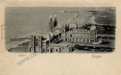 Carte postale ancienne Casino — Dieppe (Seine-Maritime)