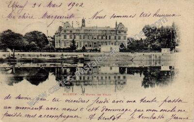 Carte postale ancienne L'HOTEL DE VILLE — Elbeuf (Seine-Maritime)