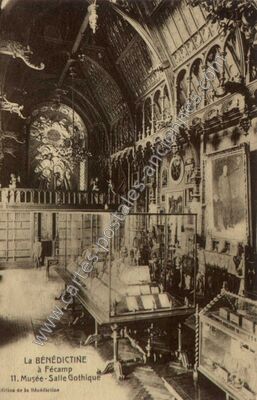Carte postale ancienne Musée-Salle Gothique — Fécamp (Seine-Maritime)