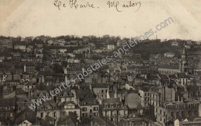 Carte postale ancienne Ma maison — Le Havre (Seine-Maritime)