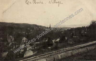 Carte postale ancienne Village — Le Havre (Seine-Maritime)