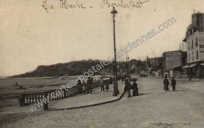 Carte postale ancienne Boulevard — Le Havre (Seine-Maritime)