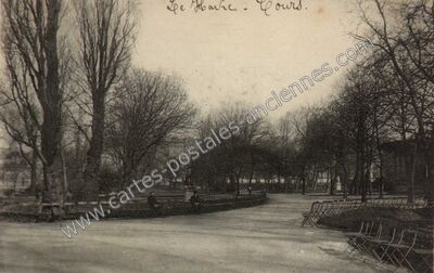 Carte postale ancienne Cours — Le Havre (Seine-Maritime)
