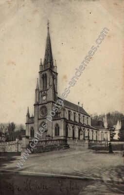 Carte postale ancienne Eglise — Le Havre (Seine-Maritime)