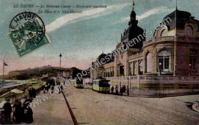 Carte postale ancienne Le Nouveau Casino - Boulevard maritime — Le Havre (Seine-Maritime)