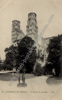 Carte postale ancienne Abbaye de Jumieges — Jumièges (Seine-Maritime)