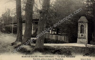 Carte postale ancienne Martin-Église