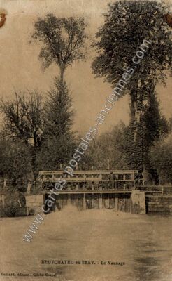 Carte postale ancienne Le Vannage — Neufchâtel-en-Bray (Seine-Maritime)