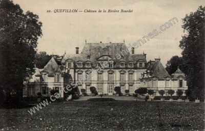 Carte postale ancienne Chateau de Quevillon — Quevillon (Seine-Maritime)