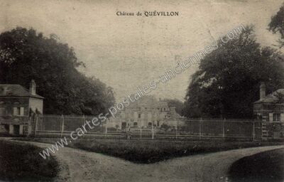 Carte postale ancienne Chateau de Quevillon — Quevillon (Seine-Maritime)